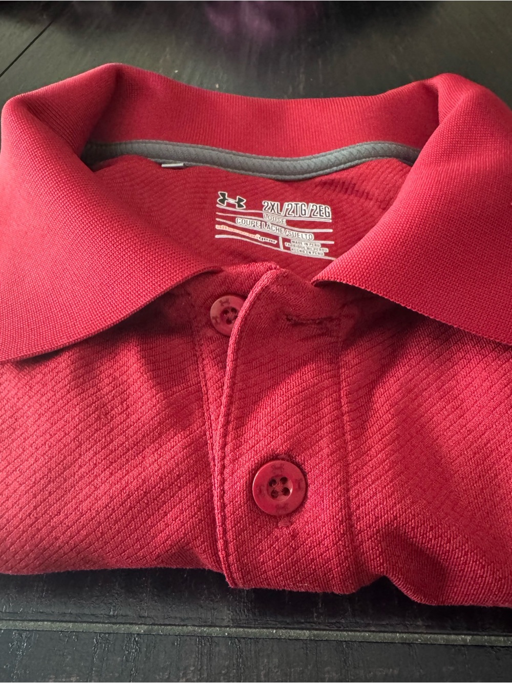 Under Armour Mens Loose Long Sleeve Polo Shirt Allseasongear XXL